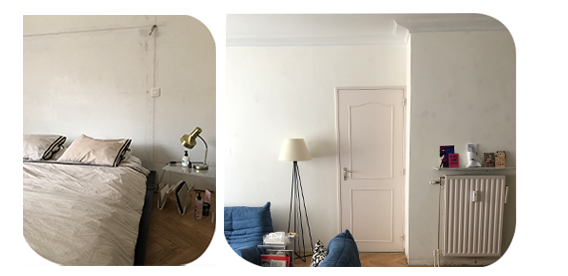 colora | conseil couleur dans un appartement des années 70 - résultat