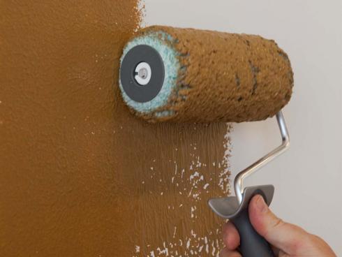Comment peindre un mur avec de la peinture granuleuse Puntofino étape 1