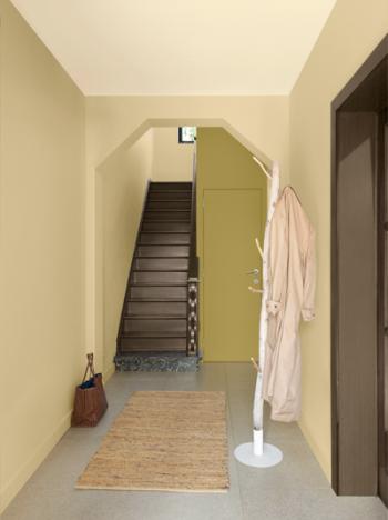 Agrandissez optiquement votre hall d'entrée avec des couleurs claires et agréables.