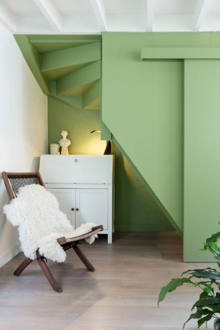 Peignez votre escalier en vert