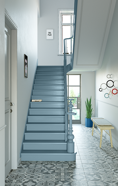 Créez de votre escaliers un attrape-regard.