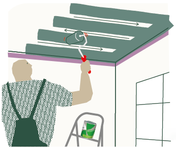 colora | stappenplan plafond schilderen stap 4