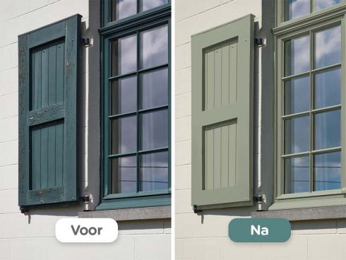 Hoe houten ramen buiten schilderen?